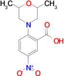 5-Nitro-2-(2,6-dimethylmorpholin-4-yl)benzoic acid
