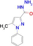 5-Methyl-1-phenylpyrazole-3-carbohydrazide