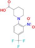 1-[2-Nitro-4-(trifluoromethyl)phenyl]piperidine-3-carboxylic acid