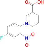 1-(4-Fluoro-2-nitrophenyl)piperidine-3-carboxylic acid