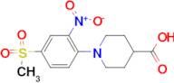 1-[4-(Methylsulfonyl)-2-nitrophenyl]piperidine-4-carboxylic acid