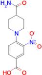 3-Nitro-4-(piperidin-4-carboxamide-1-yl)benzoic acid