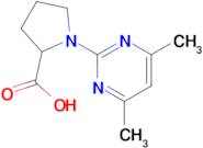 1-(4,6-Dimethylpyrimidin-2-yl)pyrrolidine-2-carboxylic acid