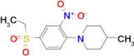 1-[4-(Ethylsulfonyl)-2-nitrophenyl]-4-methylpiperidine