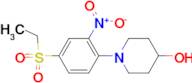 1-[4-(Ethylsulfonyl)-2-nitrophenyl]piperidin-4-ol