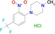 1-Methyl-4-[2-nitro-4-(trifluoromethyl)phenyl]piperazine hydrochloride
