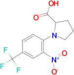 1-[2-Nitro-4-(trifluoromethyl)phenyl]pyrrolidine-2-carboxylic acid