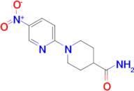 1-(5-Nitropyridin-2-yl)piperidine-4-carboxamide