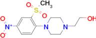 2-[4-[2-(Methylsulfonyl)-4-nitrophenyl]piperazin-1-yl]ethanol
