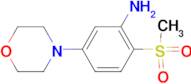 2-Methylsulfonyl-5-(morpholin-4-yl)aniline