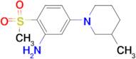 5-(3-Methylpiperidin-1-yl)-2-methylsulfonylaniline