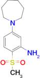 5-(Hexamethyleneimin-1-yl)-2-methylsulfonylaniline