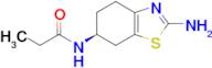 (S)-N-(2-Amino-4,5,6,7-tetrahydro-benzothiazol-6-yl)-propionamide
