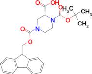 (R)-1-N-Boc-4-N-Fmoc-2-Piperazine carboxylic acid