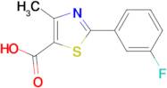 2-(3-Fluorophenyl)-4-methylthiazole-5-carboxylic acid