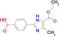 2-(4-Carboxyphenyl)-5-methyl-3H-imidazole-4-carboxylic acid ethyl ester