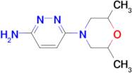 3-Amino-6-(2,6-dimethylmorpholin-4-yl)pyridazine