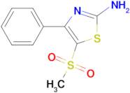 2-Amino-5-methylsulfonyl-4-phenyl-1,3-thiazole