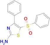 2-Amino-4-phenyl-5-phenylsulfonyl-1,3-thiazole