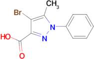 4-Bromo-5-methyl-1-phenylpyrazole-3-carboxylic acid