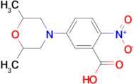 5-(2,6-Dimethylmorpholin-4-yl)-2-nitrobenzoic acid