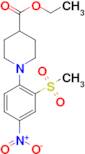 Ethyl 1-(2-Methylsulfonyl-4-nitrophenyl)piperidine-4-carboxylate