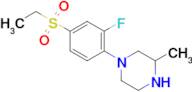 1-[(4-Ethylsulfonyl-2-fluoro)phenyl]-3-methylpiperazine