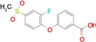 3-(2-Fluoro-4-(methylsulfonyl)phenoxy)benzoic acid