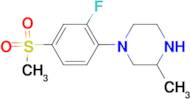 1-[2-Fluoro-4-(methylsulfonyl)phenyl]-3-methylpiperazine