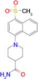 1-[(4-Methylsulfonyl)naphth-1-yl]piperidine-4-carboxamide