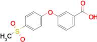 3-[(4-Methylsulfonyl)phenoxy]benzoic acid