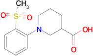 1-[2-(Methylsulfonyl)phenyl]piperidine-3-carboxylic acid