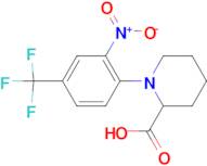 1-[2-Nitro-4-(trifluoromethyl)phenyl]piperidine-2-carboxylic acid