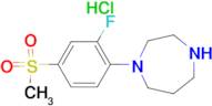 1-[2-Fluoro-4-methylsulfonyl)phenyl]homopiperazinehydrochloride