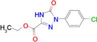 Ethyl 1-(4-chlorophenyl)-2,5-dihydro-5-oxo-1H-1,2,4-triazole-3-carboxylate
