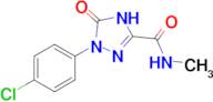 1-(4-Chlorophenyl)-2,5-dihydro-5-oxo-1H-1,2,4-triazole-3-carboxylic acid methylamide