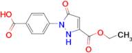 1-(4-Carboxyphenyl)-5-hydroxy-1H-pyrazole-3-carboxylic acid ethyl ester