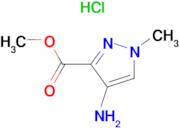 4-Amino-1-methyl-1H-pyrazole-3-carboxylic acidmethyl ester hydrochloride