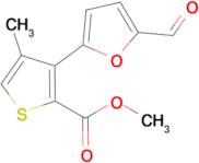 Methyl 3-(5-formylfuran-2-yl)-4-methylthiophene-2-carboxylate