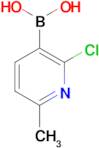 2-Chloro-6-methyl-3-pyridylboronic acid