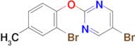 5-Bromo-2-(2-bromo-4-methylphenoxy)pyrimidine