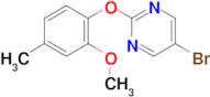 5-Bromo-2-(2-methoxy-4-methylphenoxy)pyrimidine