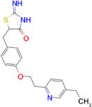 2-Amino-5-{4-[2-(5-ethyl-pyridin-2-yl)-ethoxy]-benzyl}-thiazol-4-one