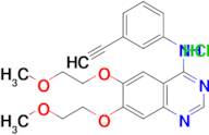 6,7-Bis(2-methoxyethoxy)-4-(3-ethynylanilino)quinazoline hydrochloride