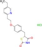 5-{4-[2-(5-Ethyl-pyridin-2-yl)-ethoxy]-benzyl}-thiazolidine-2,4-dione hydrochloride