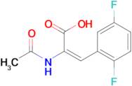 2-Acetylamino-3-(2,5-difluorophenyl)acrylic acid