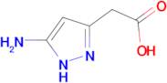 (5-Amino-2H-pyrazol-3-yl)-acetic acid