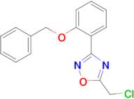 3-(2-Benzyloxy-phenyl)-5-chloromethyl-[1,2,4]oxadiazole