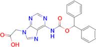(6-Benzhydryloxycarbonylamino-purin-9-yl)-acetic acid
