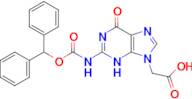 (2-Benzhydryloxycarbonylamino-6-oxo-1,6-dihydro-purin-9-yl)-acetic acid